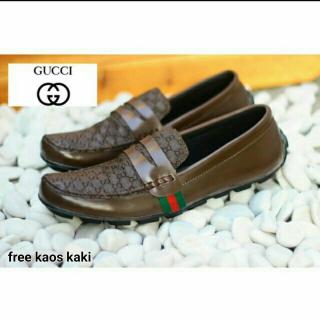 Sepatu pria loafer slip on guci ( lokal ) bandung