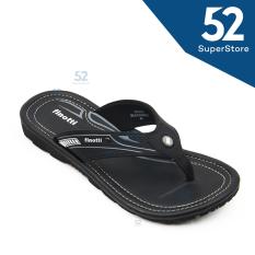 Finotti Sandal Kasual / Flip Flop Pria Kross - Black/Grey Size 38/42