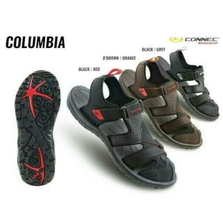 Sepatu Sendal Sandal Gunung Hiking Pria Cowok Connec COLUMBIA Original