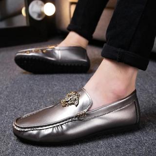 Yealon Sepatu Loafer Sepatu Kulit untuk Pria Sepatu Kulit Pria Sepatu Kulit untuk Pria Sepatu Gaya Kasual Pria Kulit Flats Sepatu untuk Pria flats Soft Slip-Ons Sepatu