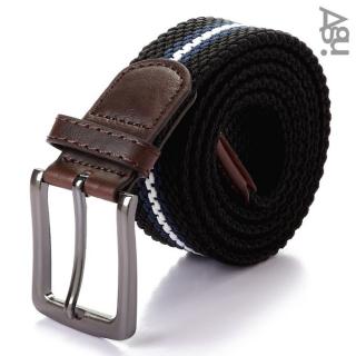 Patterned Navy Blue Belt