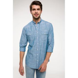 Fashionable Long Sleeve Shirt - N.Petrol