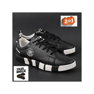 2 In 1 Blaze Unisex Sport Sneakers - BLACK