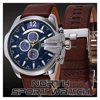 Men's Watch---- Quality Leather Top Brand Luxury Water Resistant  Watch
