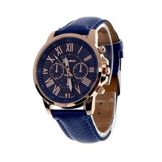 Ladies Matching Dress Style Leather Watch - Blue