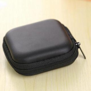 Portable Earphone/ USB Charger Purse - Black
