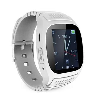 Smart Watch Bluetooth Wristwatch Smartwatch With Dial SMS Remind Pedometer Smart Watch - White