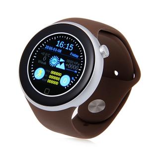 C1 - Smart Watch With Siri Gesture Control 300mAh - Brown+Silver
