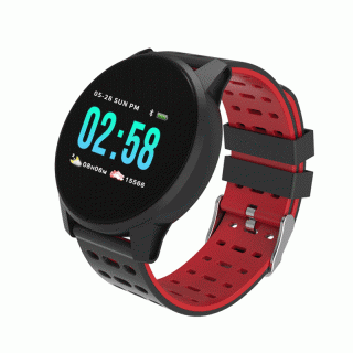 Bakeey KY108 1.3' HR Blood Oxygen Pressure Sleep Monitor IP67 Long Stangby Multi-sport Smart Watch