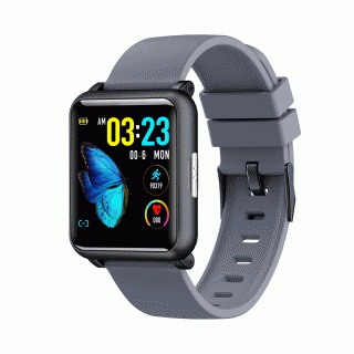 Bakeey H9 ECG+PPG Monitor HR Blood Pressure IP67 Sport Modes Charger Dock Smart Watch