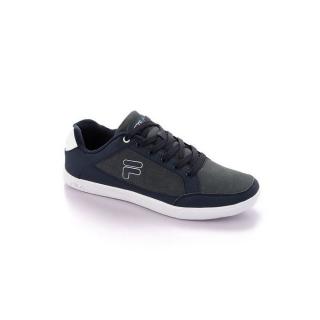 High Quality Men's Bi-Tone Sneakers - Navy Blue & Dark Grey