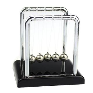Fovibery Physics Science Accessory Desk Toy  Ton&#34s Cradle Steel Balance Ball
