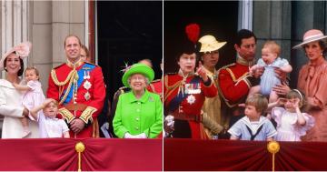 See How the Royal Family Has Changed Over the Years as We Look Back at Trooping the Colour