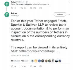 Crypto Cries Foul In Wake of Tether's Dollar Token Report