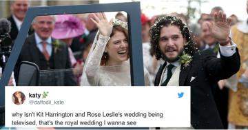 Kit Harington and Rose Leslie Tied the Knot, So Fans Consider It Another Royal Wedding