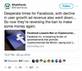 But Why? Crypto Looks for Answers As Facebook Eases Ad Ban