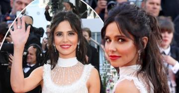 Cheryl dares to bare all at Cannes Film Festival making red carpet debut in revealing sheer gown