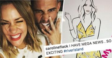 Caroline Flack announces ‘mega news’ following engagement to Andrew Brady as she reveals fashion collaboration with River Island: