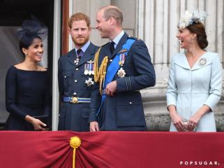 Meghan, Will, and Kate Crack Up as Harry Looks Like He's Been Left Out of the Joke