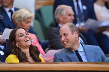 Kate Middleton Can't Stop Giggling With Prince William During Their Wimbledon Day Date