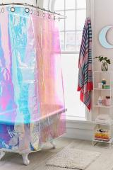 This Iridescent Shower Curtain Is So Hypnotizing, I'm Never Leaving the Bathroom, So Bye Forever