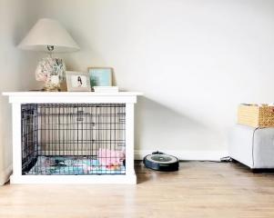 This DIY Dog Crate Furniture Piece Is Easy to Make and Surprisingly Chic
