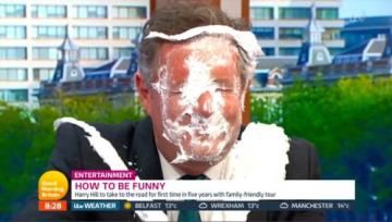 Watch Piers Morgan Get a Pie in the Face for Mocking Daniel Craig