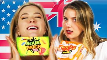 Americans & Australians Swap Snacks