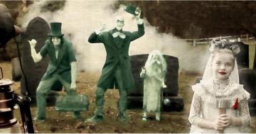 Neil Patrick Harris's Family Owns Halloween (Once Again!) as Disney's Hitchhiking Ghosts