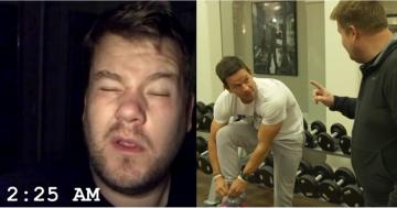 James Corden Gave Mark Wahlberg's 4 a.m. Workout a Go, and I'm Exhausted Just Watching It