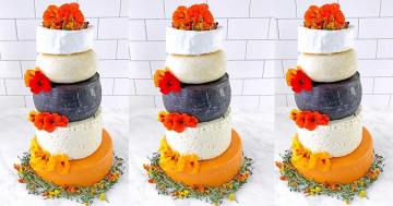 Costco Is Selling a 5-Tier Wedding "Cake" Made of Cheese Wheels, So Consider Me Engaged
