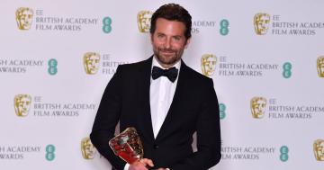 Bradley Cooper Picks Up His BAFTA Alone as Lady Gaga Is Busy Preparing For the Grammys