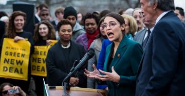Ocasio-Cortez Team Flubs a Green New Deal Summary, and Republicans Pounce