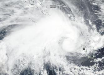 Tropical Cyclone Oma threatens Vanuatu, seen by NASA-NOAA's Suomi NPP satellite