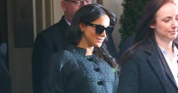 There She Is! Meghan Markle Is Glowing as She Celebrates Her Baby Shower in NYC