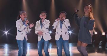 Ariana Grande Surprises TNT Boys on Stage and Jokes "You Guys Are So Incredible, It Makes Me Nervous!"