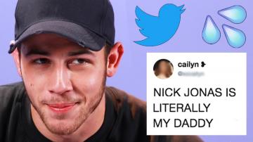Nick Jonas Reads Hilarious Thirst Tweets