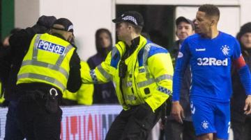 James Tavernier: Rangers captain confronted by fan at Easter Road