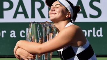 Wildcard Andreescu wins Indian Wells title