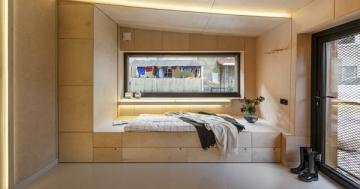 Modern 226 sq. ft. micro-home is hidden in converted garage