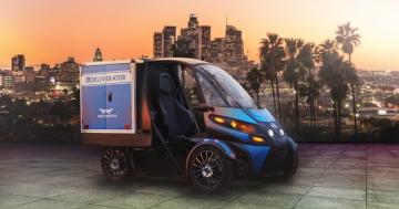 The Deliverator electric cargo motorcycle covers the last mile in style