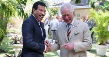 Prince Charles Giggled With Lionel Richie All Day and All Night Long in Barbados