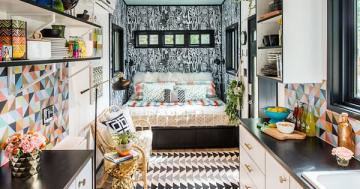 Eye-popping 'maximalist' tiny house suggests that 'more is more'