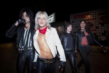 Mötley Crüe Netflix biopic nails band’s outrageous hair metal looks