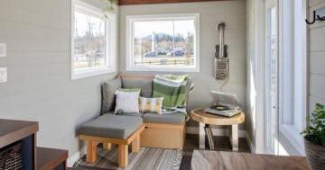 Spacious Fox Sparrow tiny house is great for entertaining friends (Video)