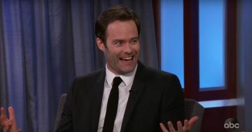 Bill Hader Tells Jimmy Kimmel the One Thing He Doesn't Like About Stephen King Novels