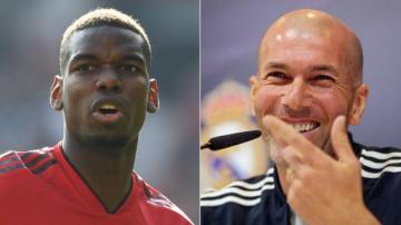 Paul Pogba: Real Madrid boss Zinedine Zidane likes Man Utd midfielder 'a lot'