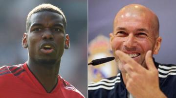 Paul Pogba: Real Madrid boss Zinedine Zidane likes Man Utd midfielder 'a lot'