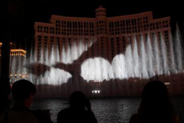 Game of Thrones takes over Bellagio fountains in Las Vegas