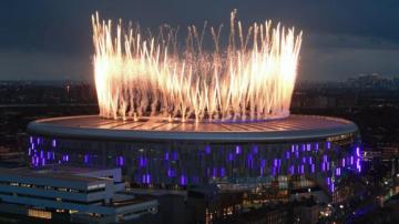 Tottenham Hotspur Stadium: Fireworks and tears as Spurs return home